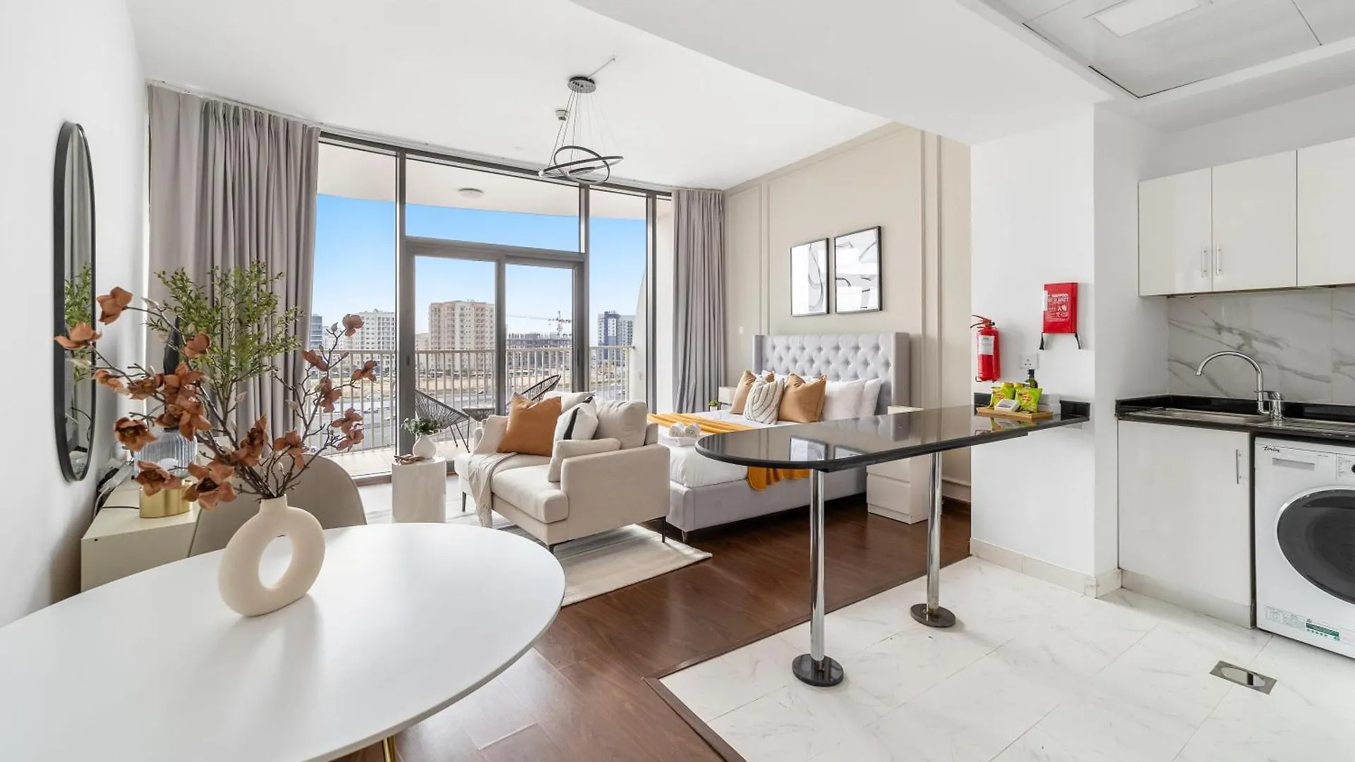 Lägenhet Silkhaus Chic Studio Near Silicon Oasis Shopping Mall Dubai